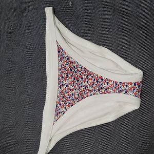 Aerie Floral Bikini Bottom Woman Size L